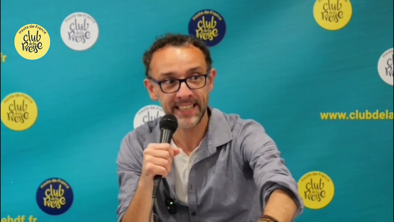 Rémi Foulon, rédacteur en chef de Delta FM au Club de la presse HDF