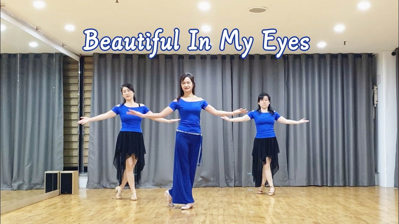 Beautiful In My Eyes - Line Dance (Demo & Count)  Simon Ward, Australia (May 2012)