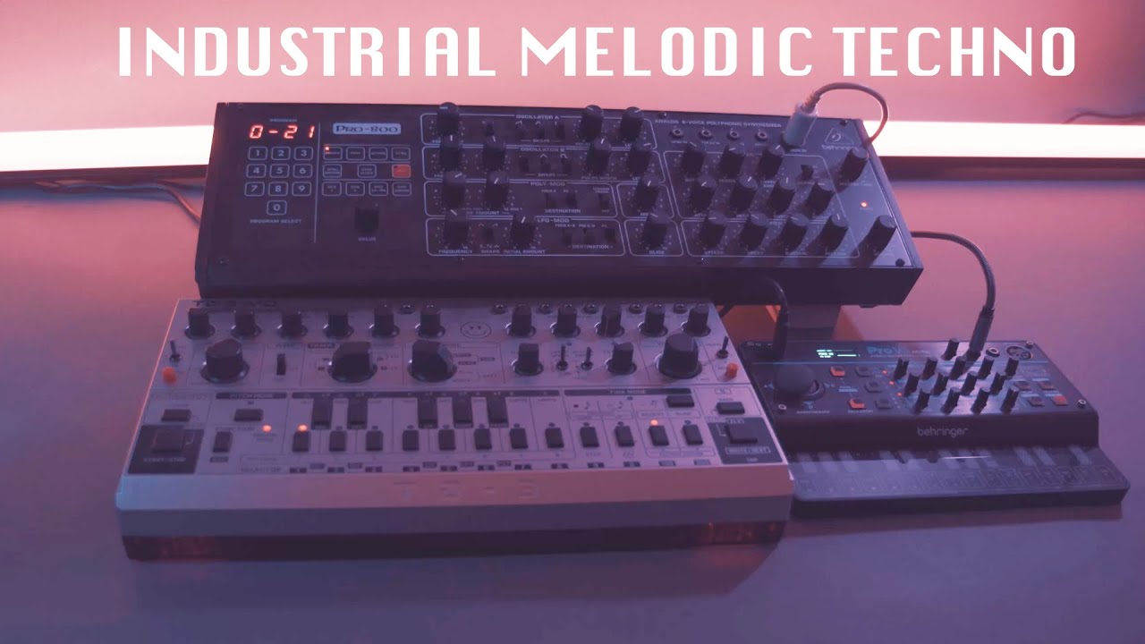 Behringer Pro 800, Pro VS mini & TD-3 MO - Industrial Melodic Techno