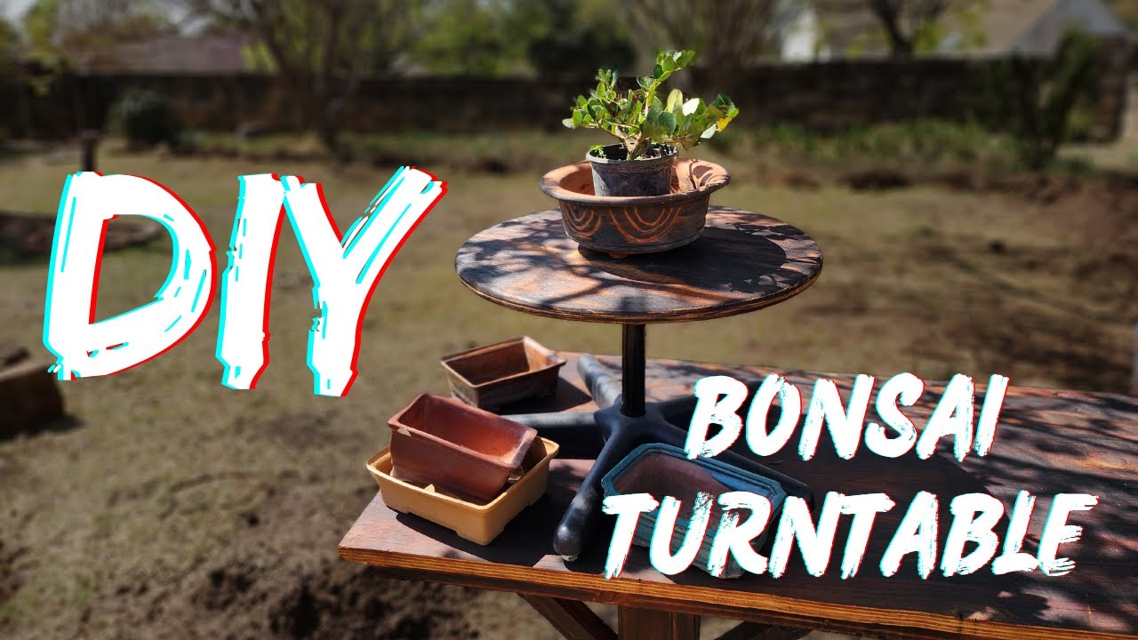 DIY - Bonsai Turntable From Old Office Chair