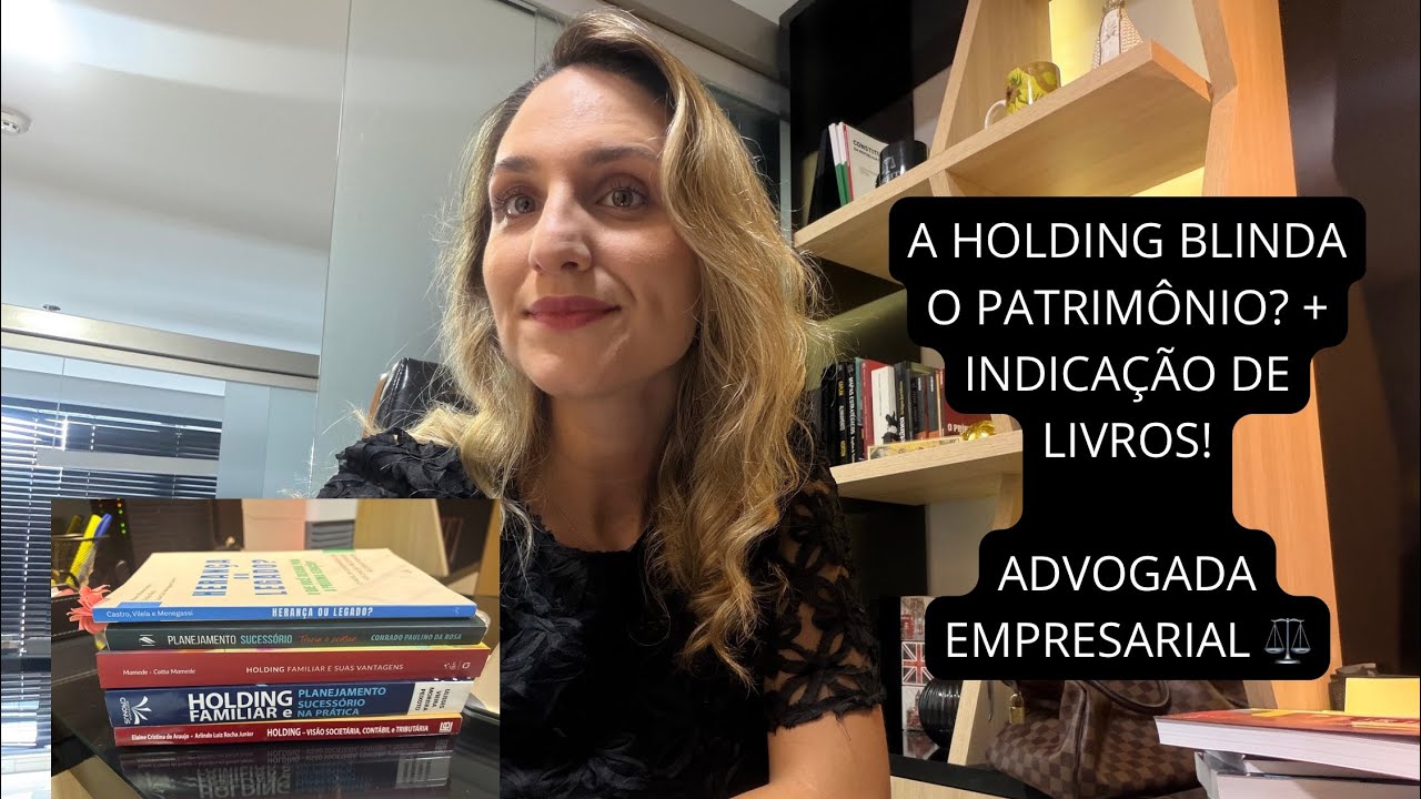 Holding é blindagem patrimonial? + Dicas de livros 📚 #advocaciaempresarial #holding ⚖️
