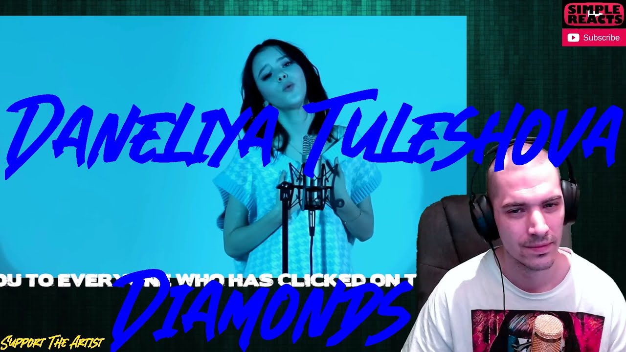 Daneliya Tuleshova - Diamonds (Sam Smith cover) | Reaction