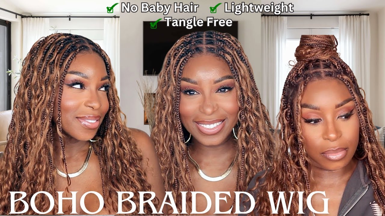 Game Changer! Boho Braided Wig Ft. AMAZON JALIZA Braids