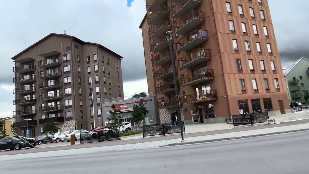 The Bäckby city,Down town Backby strip Walking Tour on 10/8/2023