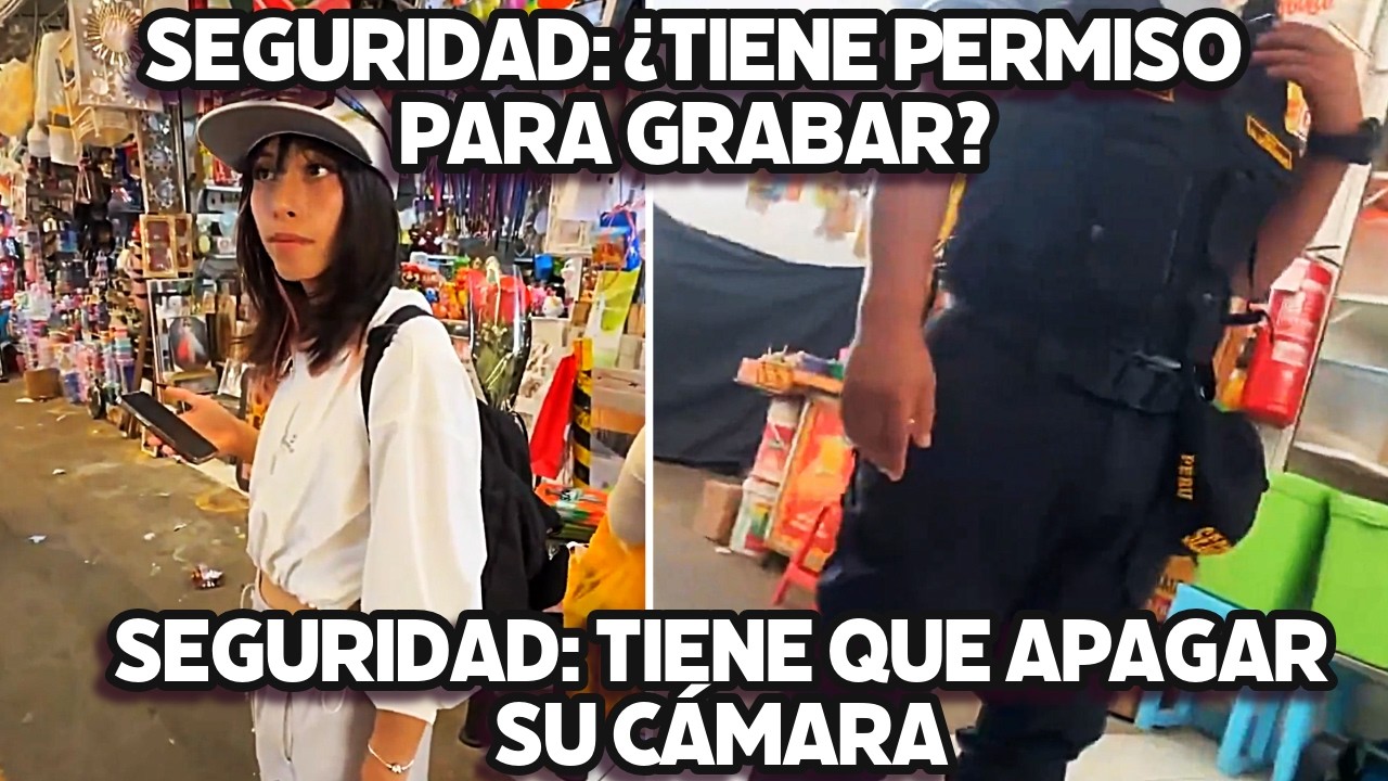 CASI SACAN A EMETSUKI DEL MERCADO VILLA SUR POR GRABAR