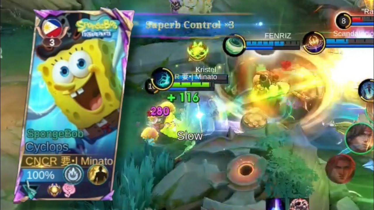 Try This Hero To Counter YSS!! ||CYCLOPS SPONGEBOB SKIN||