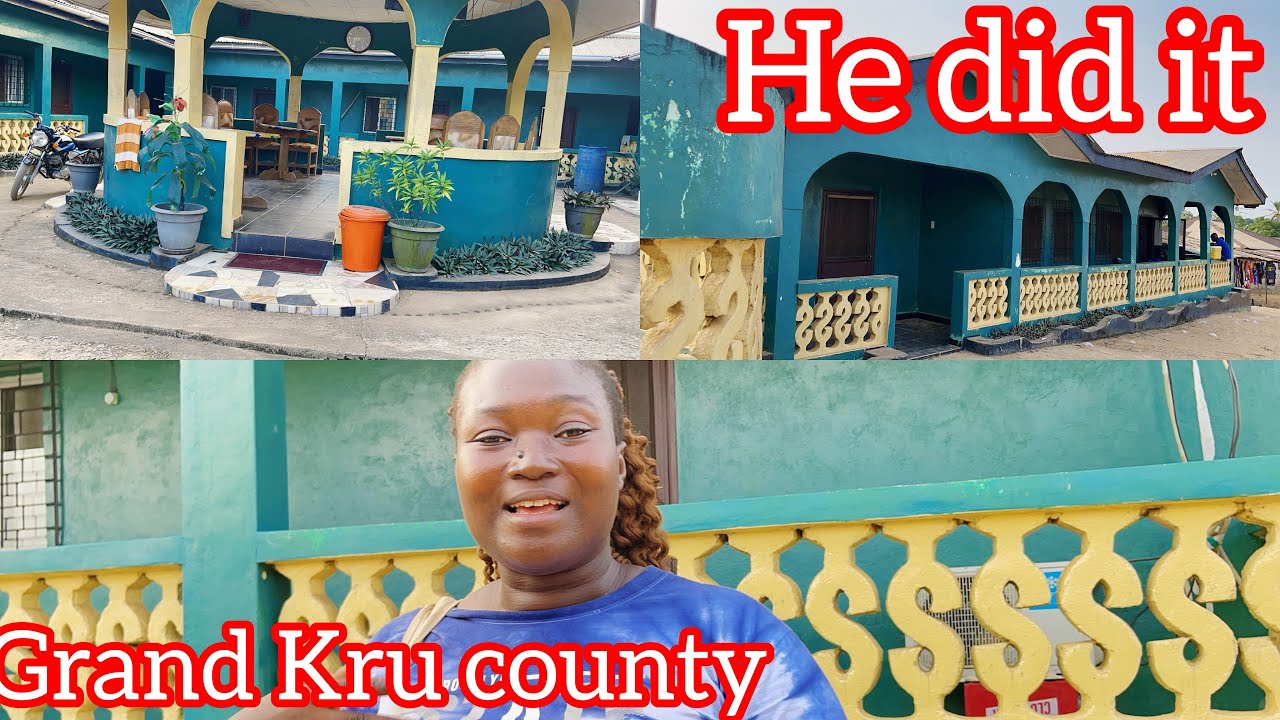 See what this senator did in Grand kru county he built the most modern Guest house in Barclayville