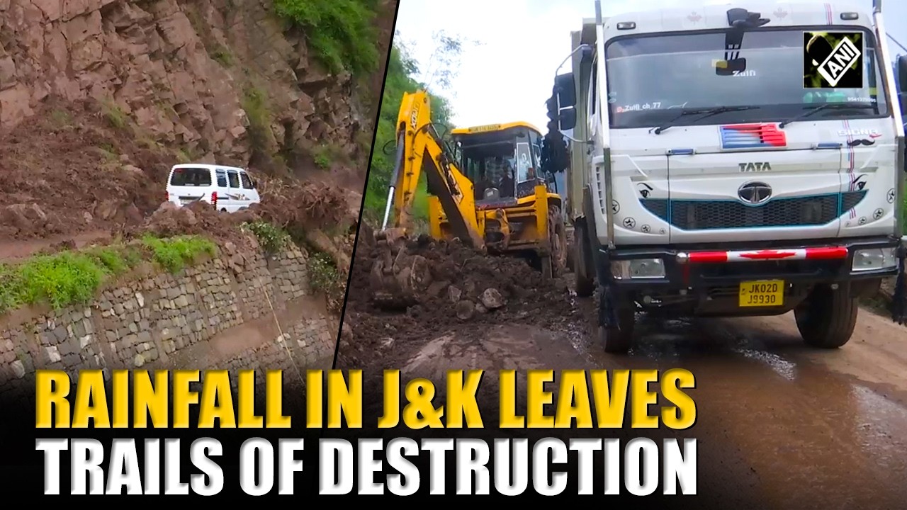J&K: Rajouri-Kotranka Road Damaged Amid Heavy Rainfall, restoration Work In Progress