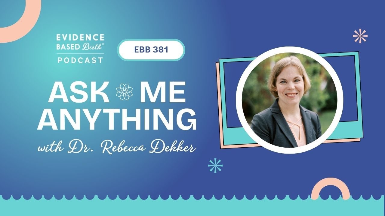 Ask Me Anything with Dr. Rebecca Dekker