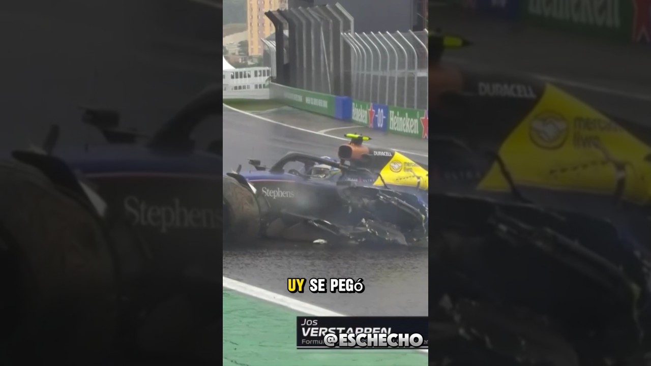 Colapinto choque Brasil Gp #franco #colapinto #formula1 #f1 #brasil #brazil