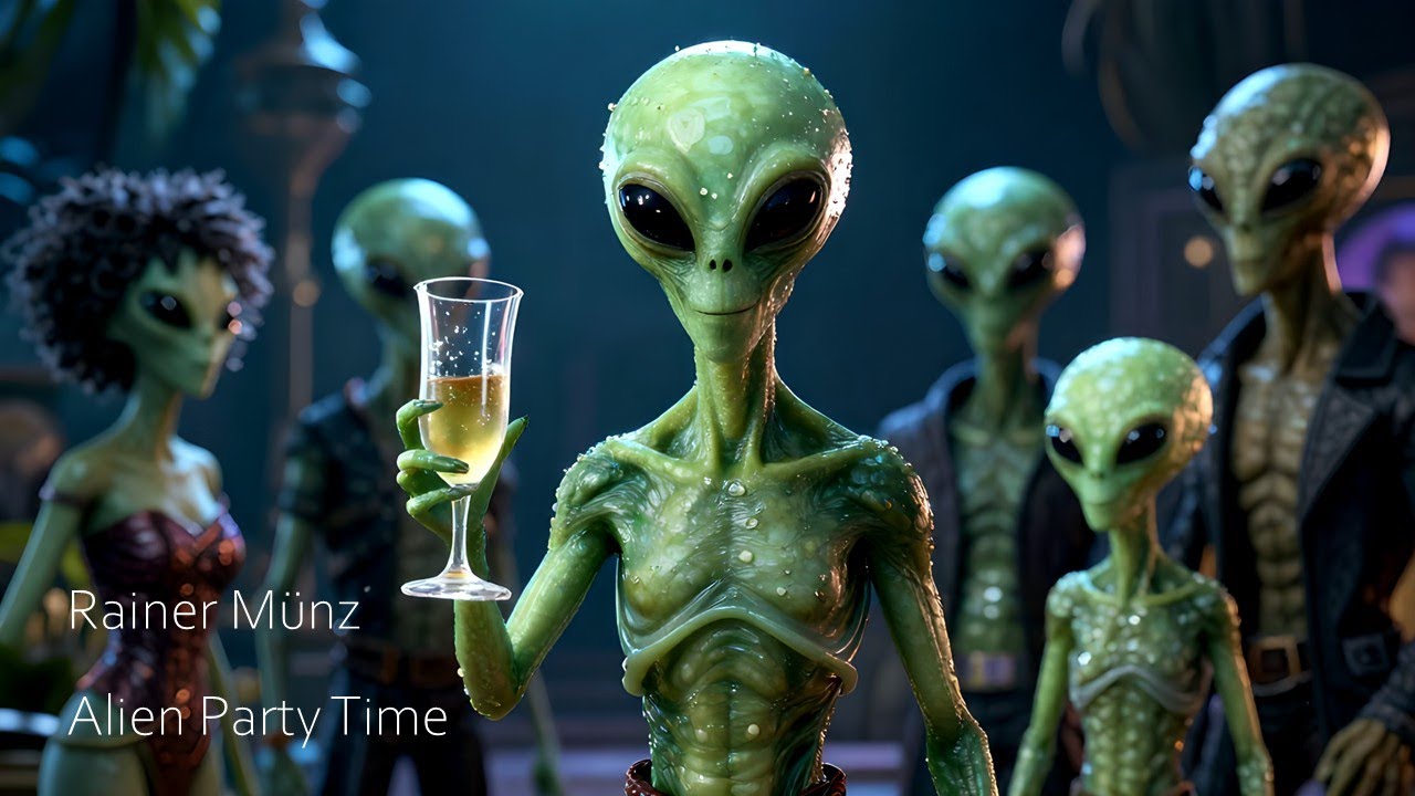 Alien Party Time - Space Ambient Music / Soundscape with hardware synthesizers