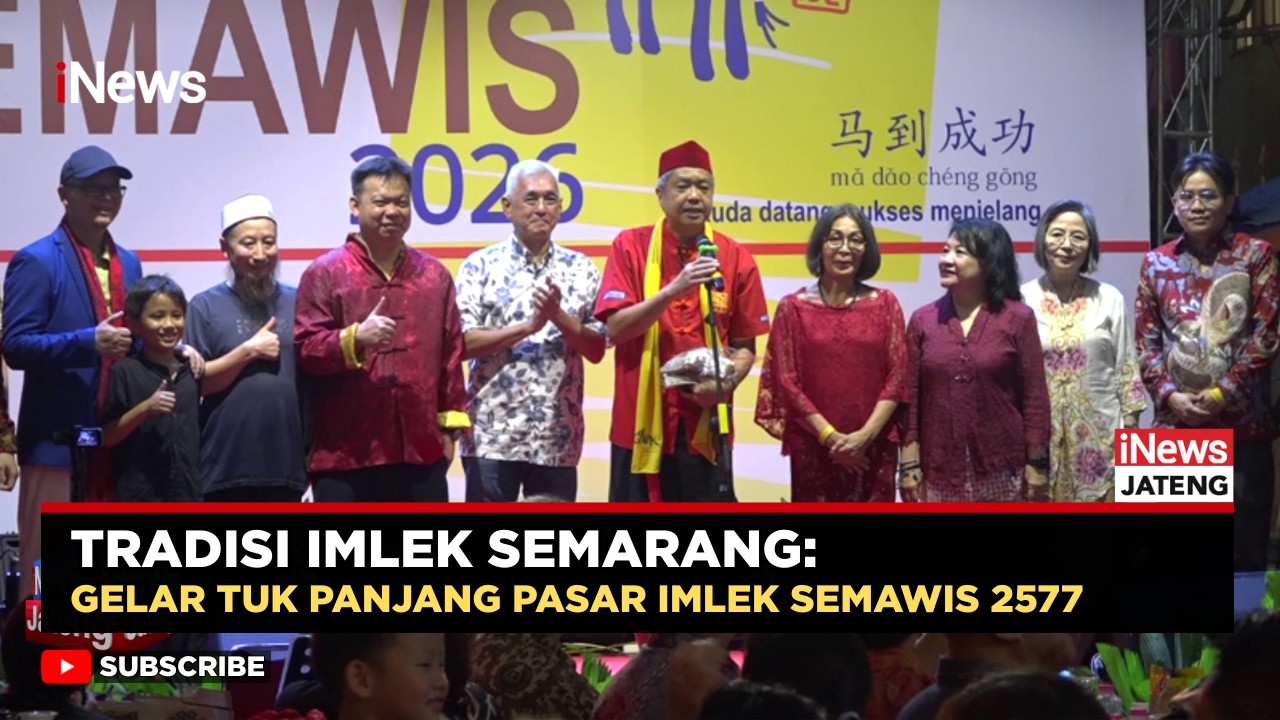 Wali Kota Agustina Buka Pasar Imlek Semawis: Ajak Warga Jaga Harmoni | iNews Jateng