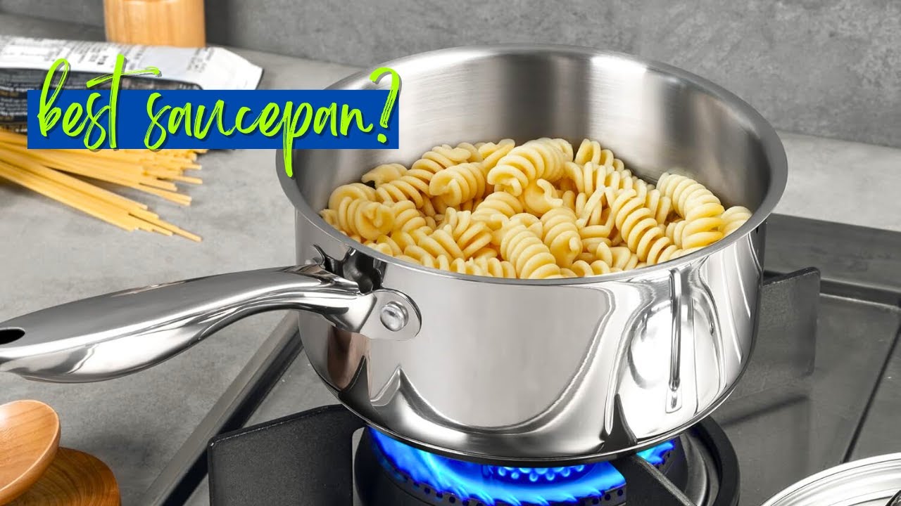 Michelangelo Saucepan 6pc Set: 18/10 Stainless Steel Sauce Pan With Lid