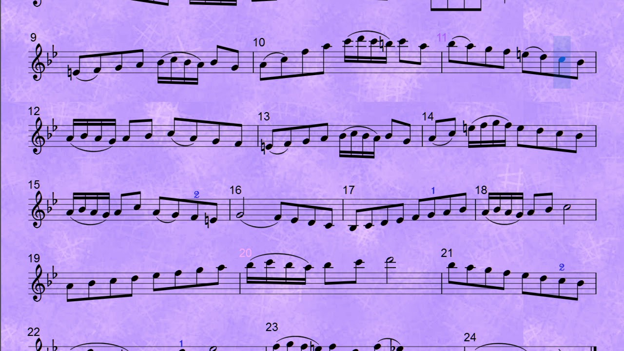 Wohlfahrt Op 45 Violin Etude no 37 tempo=40