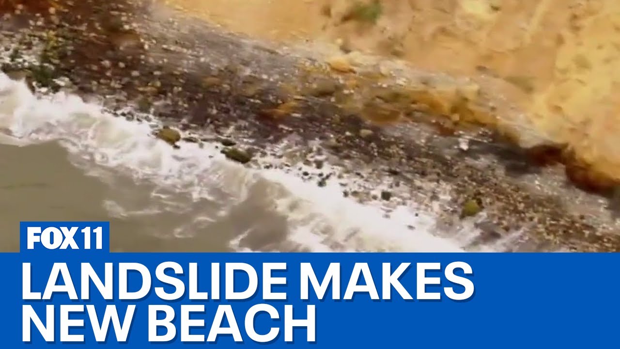 New coastline forms along Rancho Palos Verdes