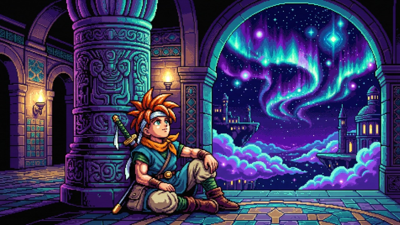 Rest in the Kingdom of Zeal – Relaxing Fantasy Mix | Chrono Trigger Inspired Visuals