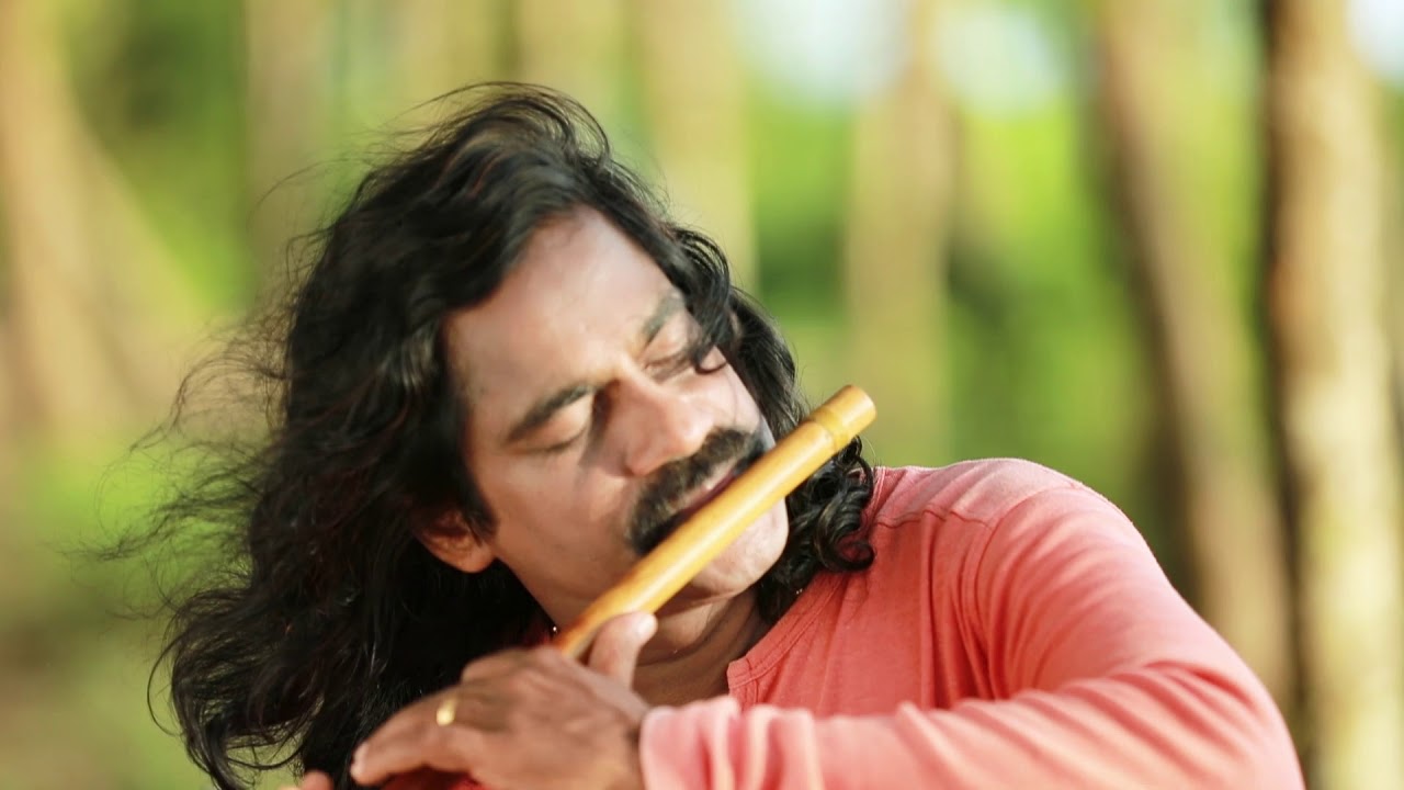 𝙄𝙣𝙙𝙞𝙖𝙣 𝙛𝙡𝙪𝙩𝙚 𝙥𝙡𝙖𝙮𝙚𝙧 Ponnurukum Pookaalam Flute Cover By Kalabhavan Chackochan