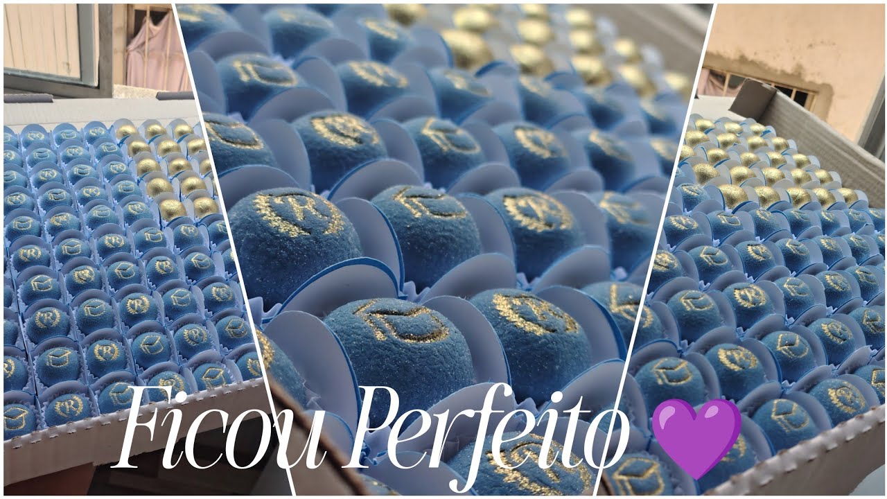 100 BRIGADEIROS PERSONALIZADOS PARA FORMATURA! 💜🎓