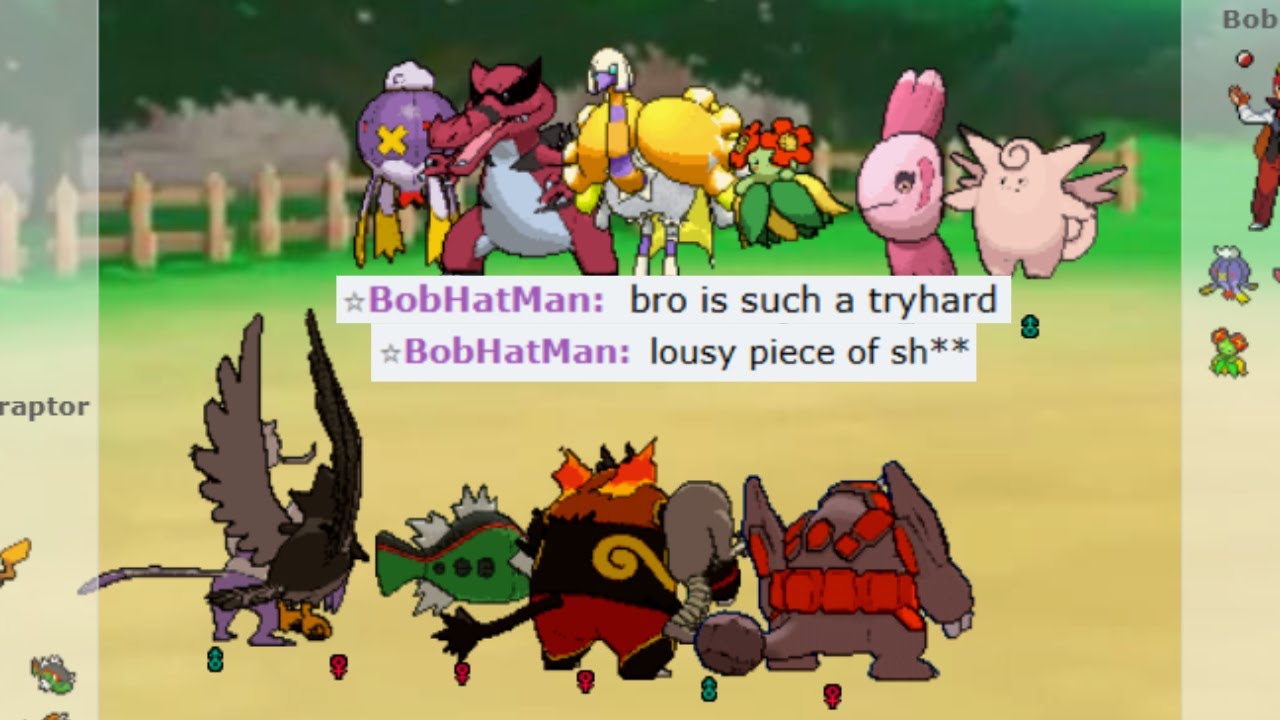 FULL RECKLESS ABILITY POKEMON TEAM SMASHED THIS NOOB BATON PASS KID ON POKEMON SHOWDOWN!!