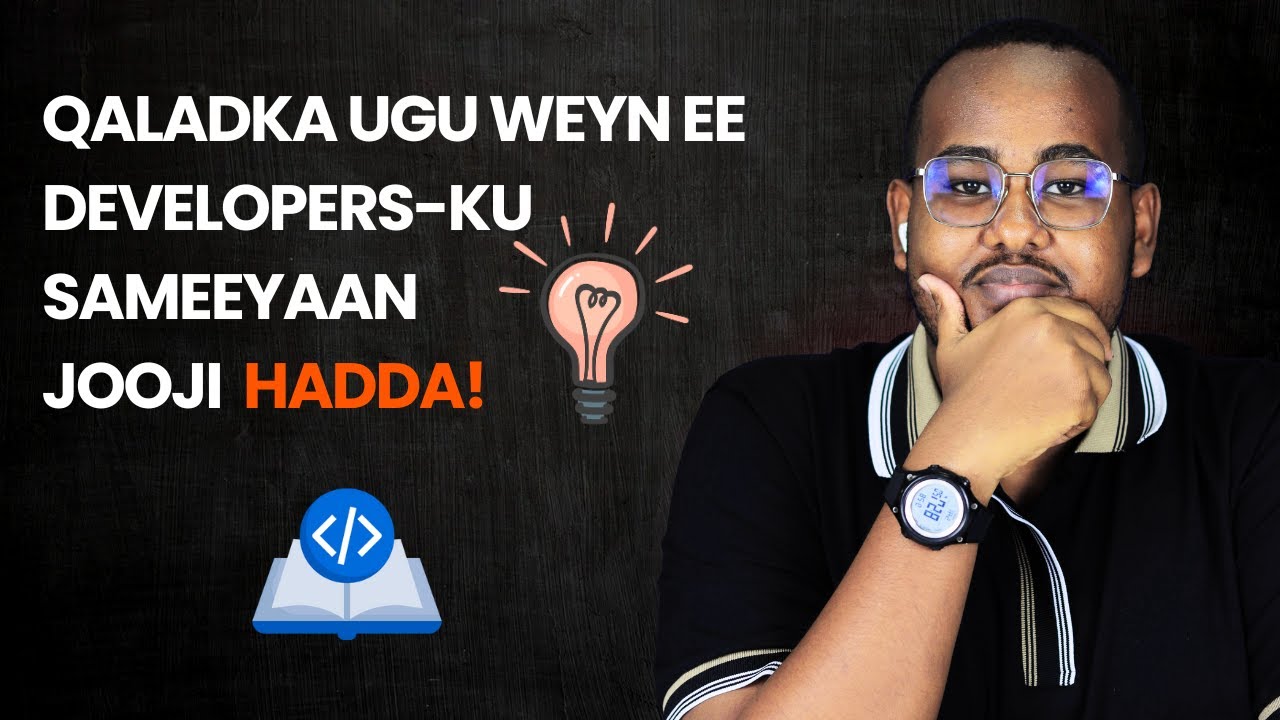 Qaladka Ugu Weyn ee developers-ku 🧩 Sameeyaan Jooji  Hadda! 🚫