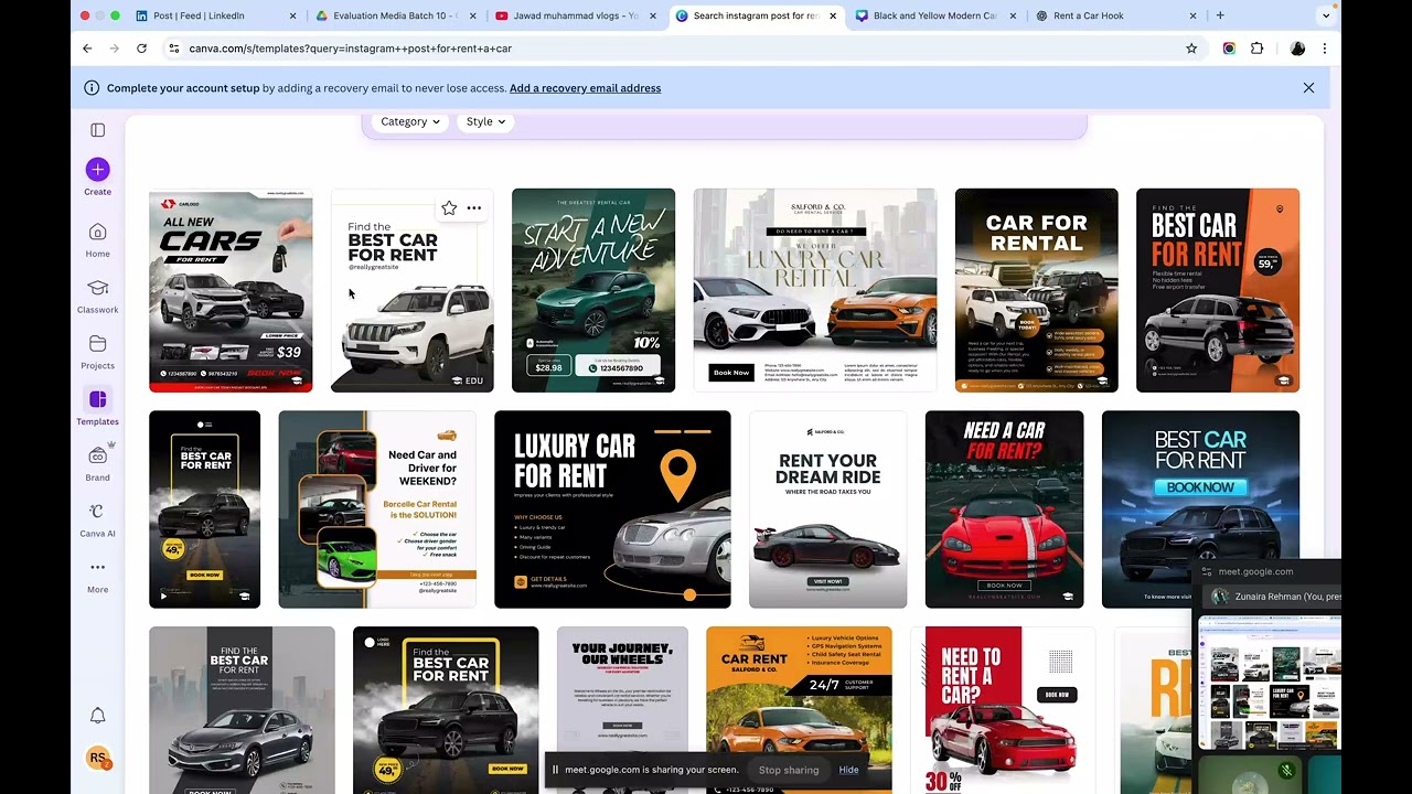 Canva post design