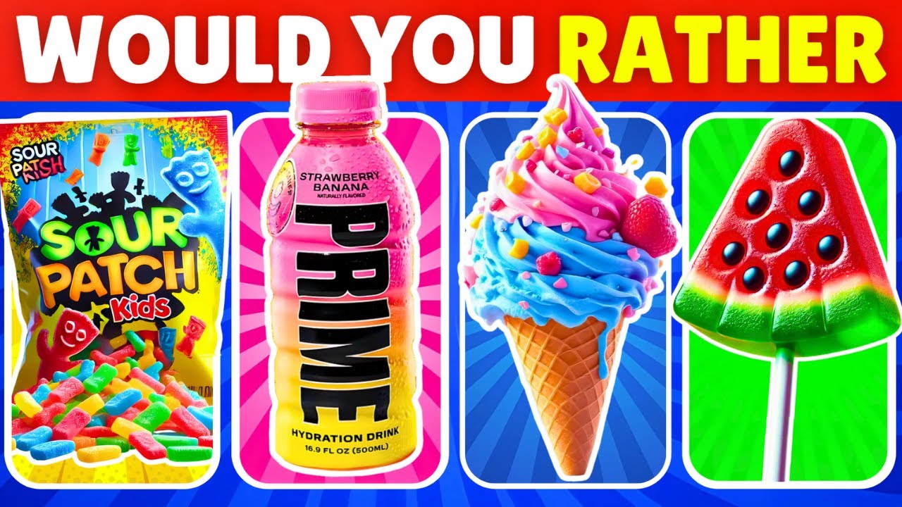 Would You Rather...? Build Your SWEET BASKET 🌈🧁 Choose Your Candy 🍭🍫