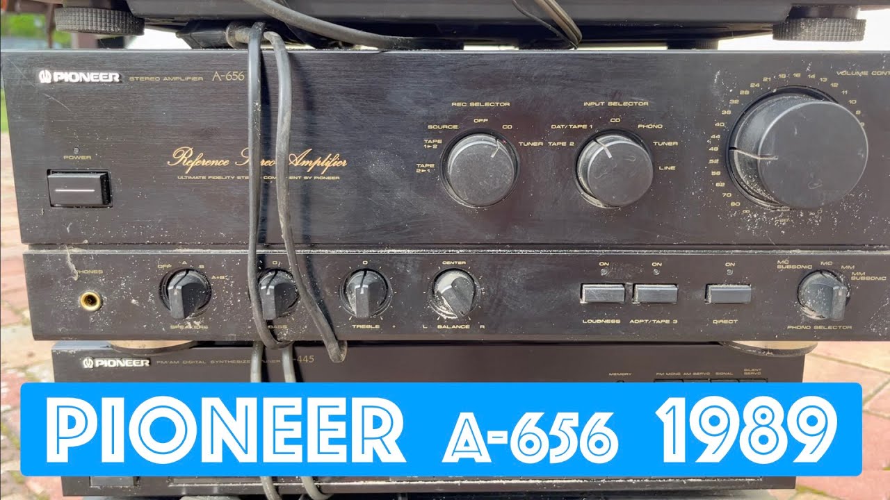 Vom Sperrmüll gerettet: Pioneer Hifi Turm mit BMW kompatiblem 6-fach Wechsler CD Spieler (Changer P)