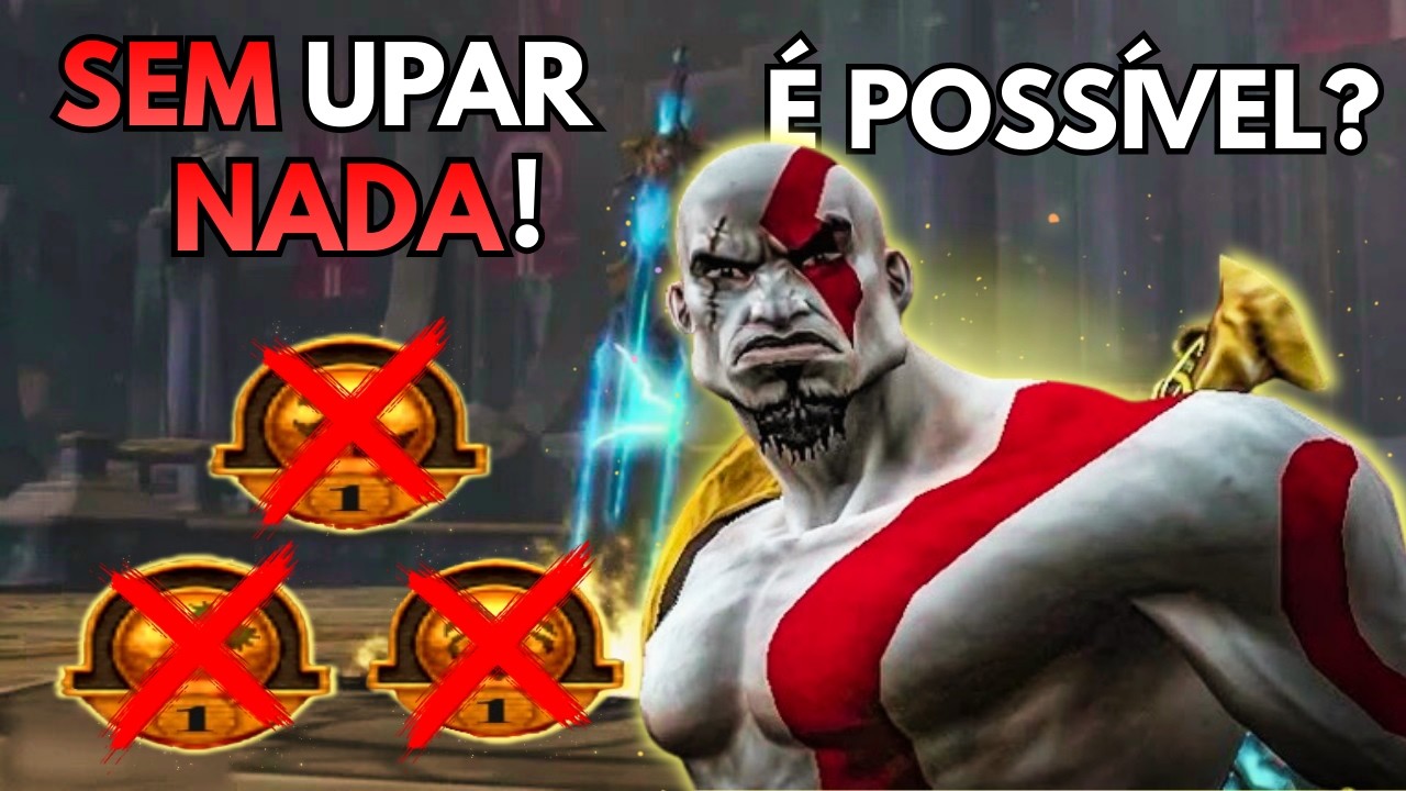 Será que é possível Zerar God Of War 2 SEM Fazer NENHUM Upgrade?