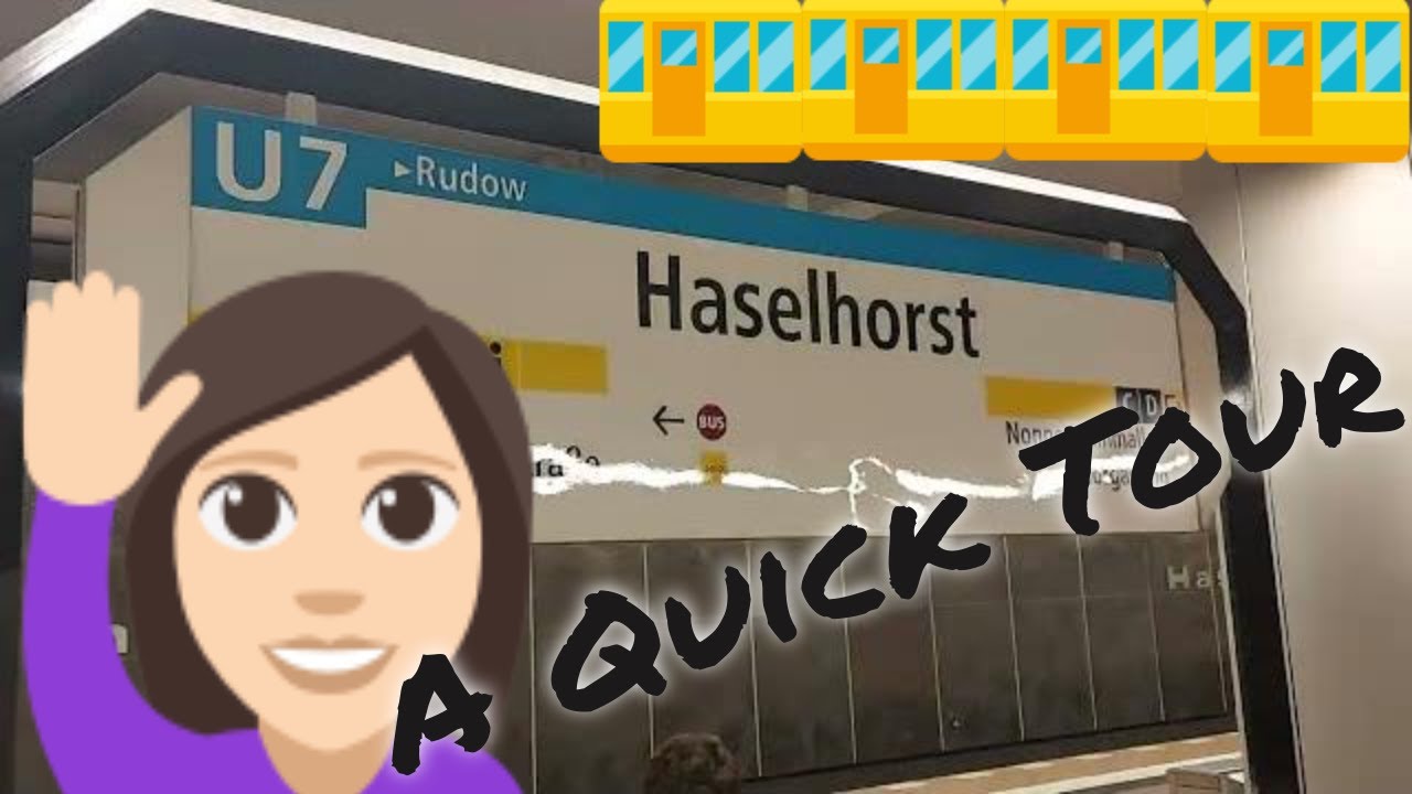 A Quick Tour of Haselhorst U Bahn Station.   Berlin Underground 🚇  Metro. U7