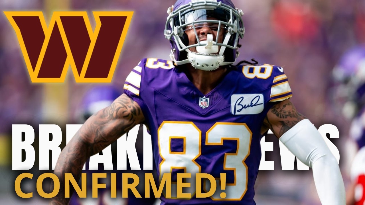 BREAKING: VIKINGS RECEIVER LINKED TO COMMANDERS! DONE DEAL?| Washington Commanders News