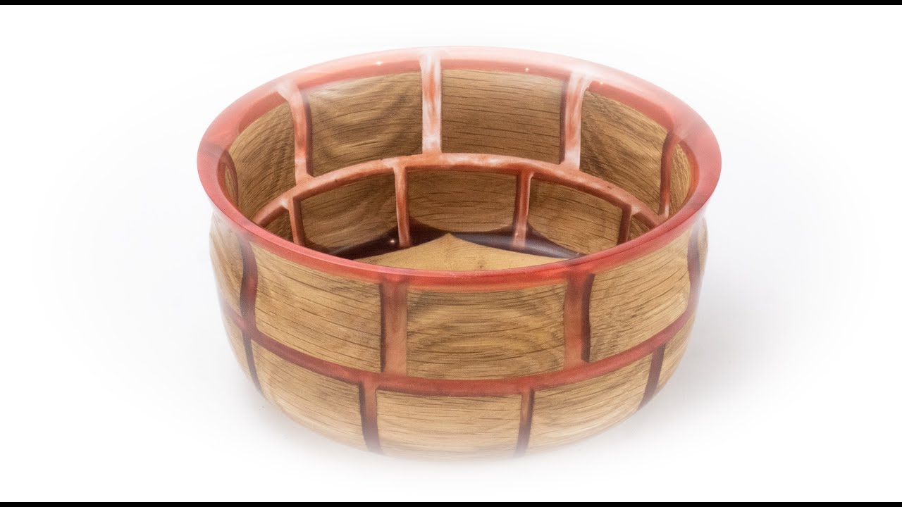 Woodturning - An Experiment (Oak segments with Total Boat resin)