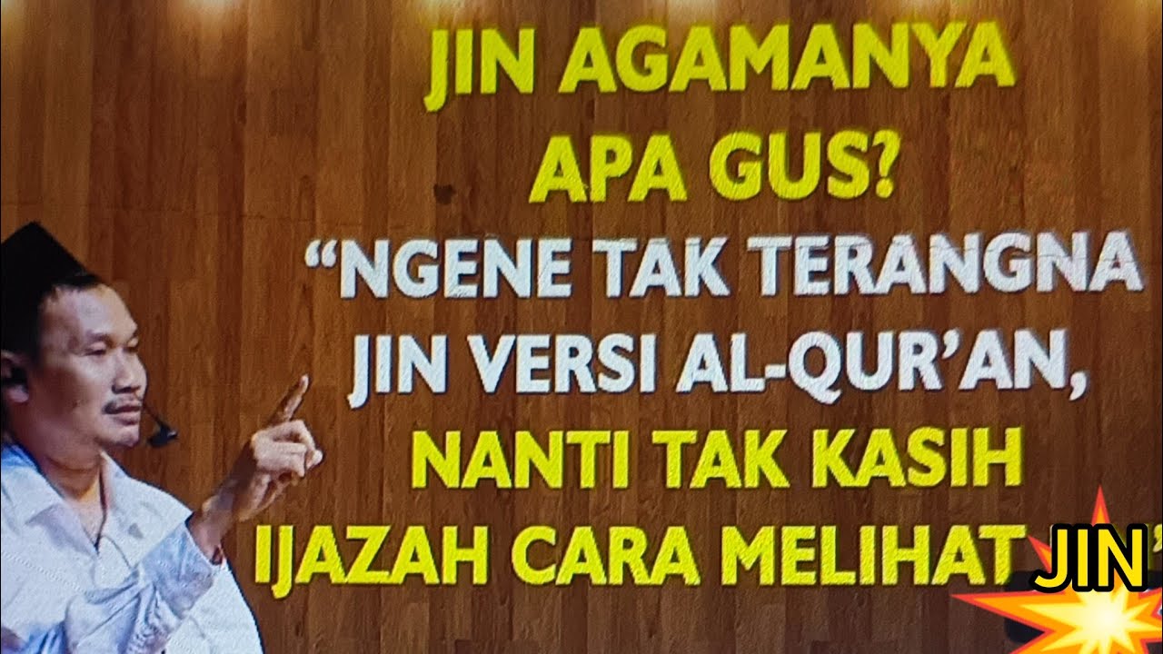 Ngaji Gus Baha Terbaru 2026 cerita Jin resmi versi AL QUR'AN 