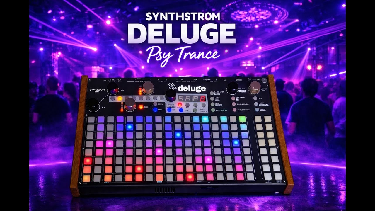 DELUGE techno /  trance ( One groove by HNEV ) #synthstromdeluge #livemusic #music