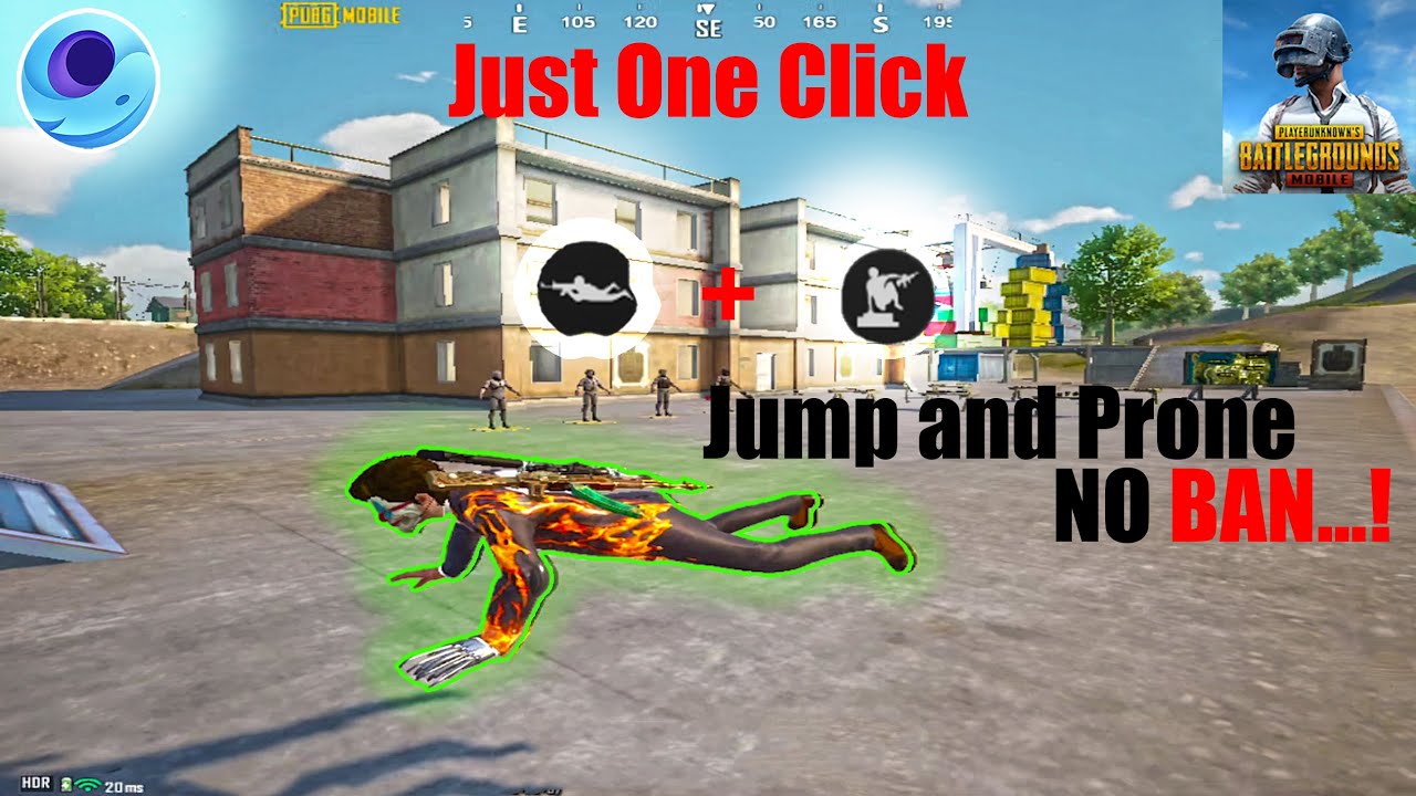 How To Do Jump And Prone In PUBG Mobile Emulator 2025😱 | NO Ban❌| Just in One Click Easy