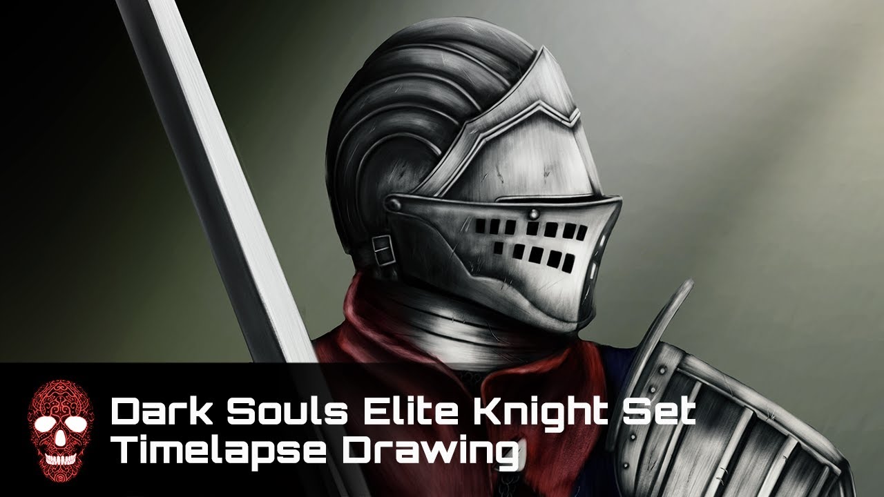 Elite Knight Set - Timelapse Drawing