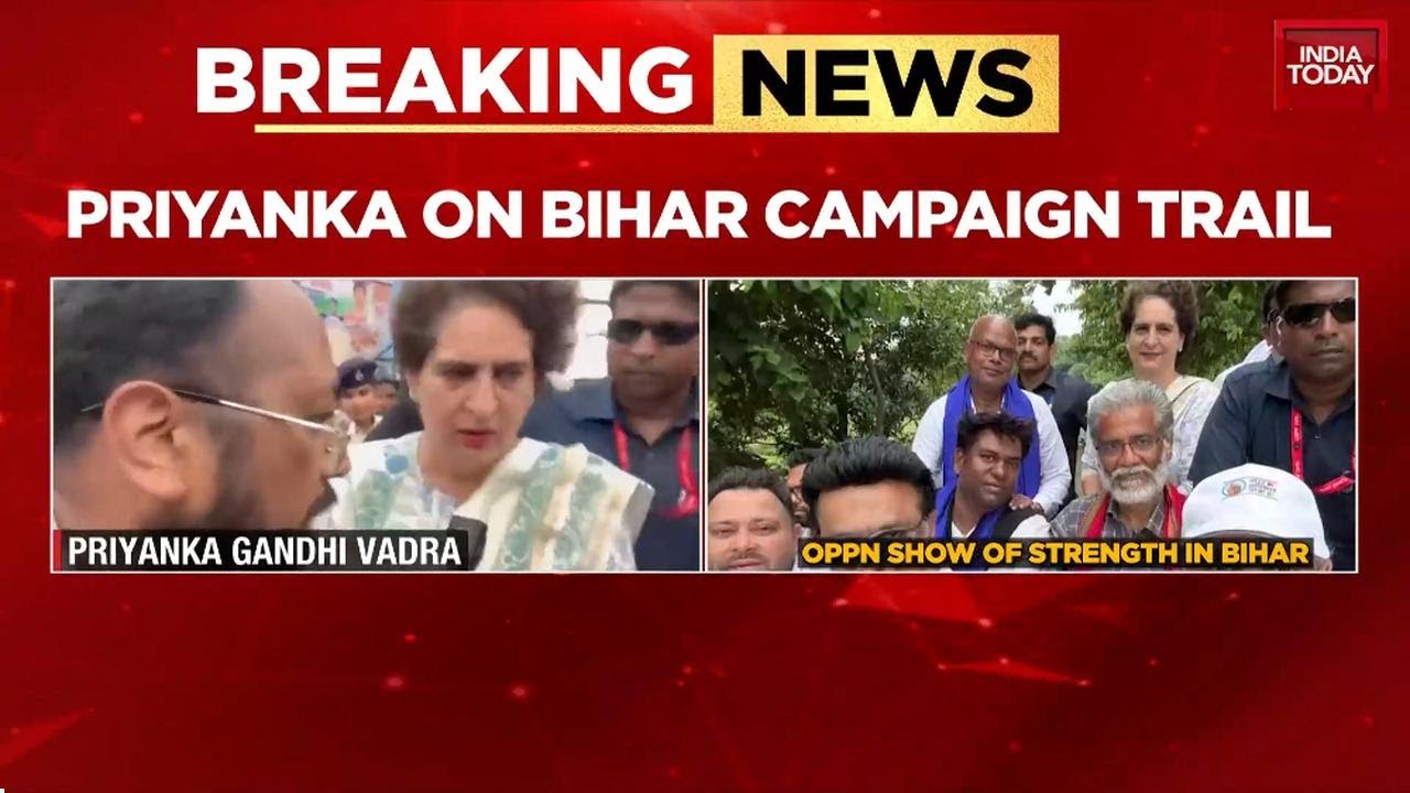 Priyanka Gandhi Exclusive On Bihar Yatra: A Fight For People's Rights | Oppn's Voter Adhikar Yatra