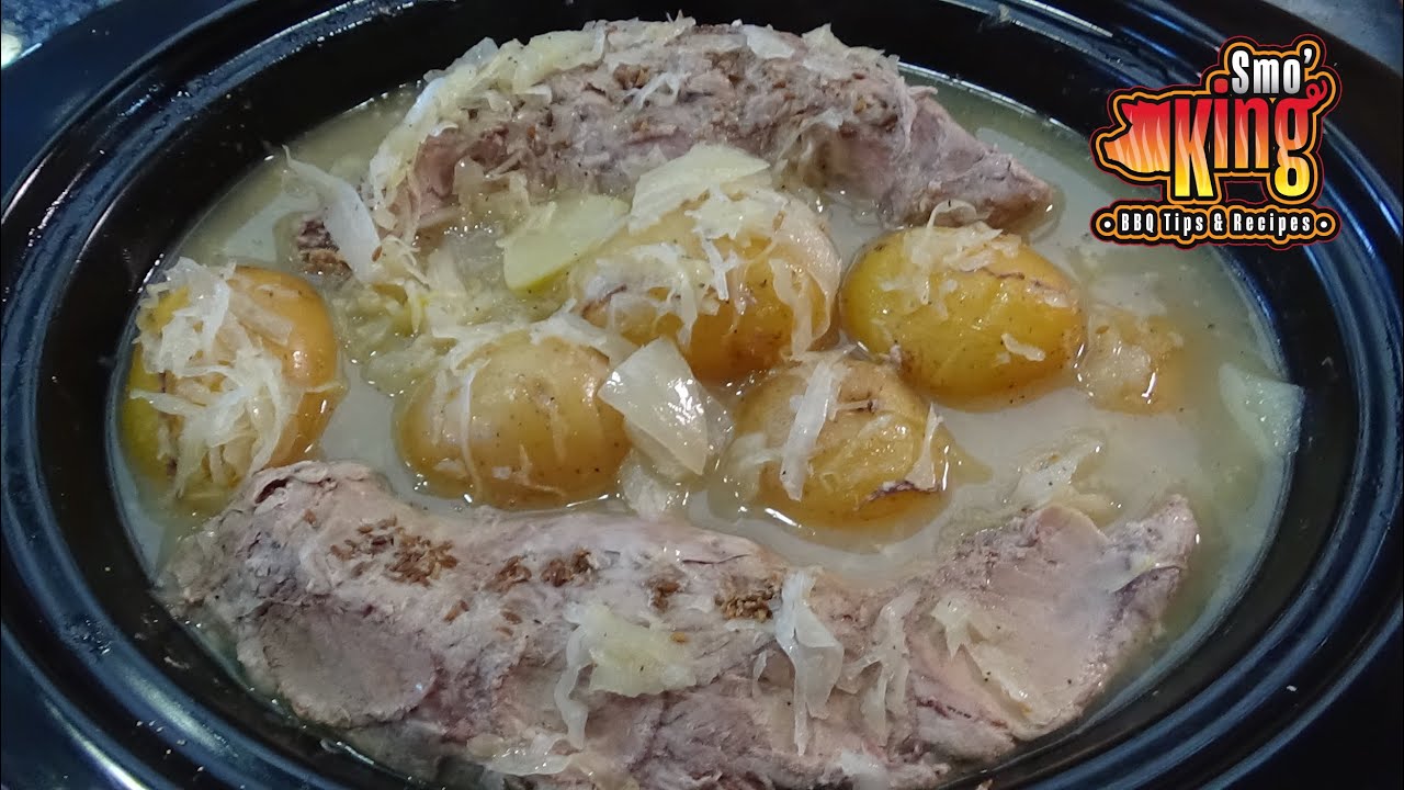 Pork and Sauerkraut in the Slow Cooker