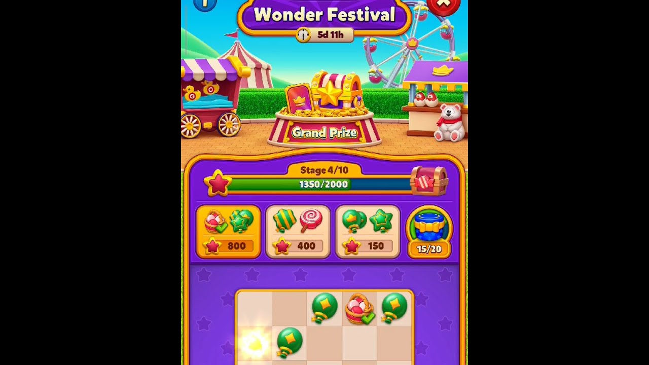 🎡 Wonder Festival – Sweet Rewards Event in Royale Match 🍭✨