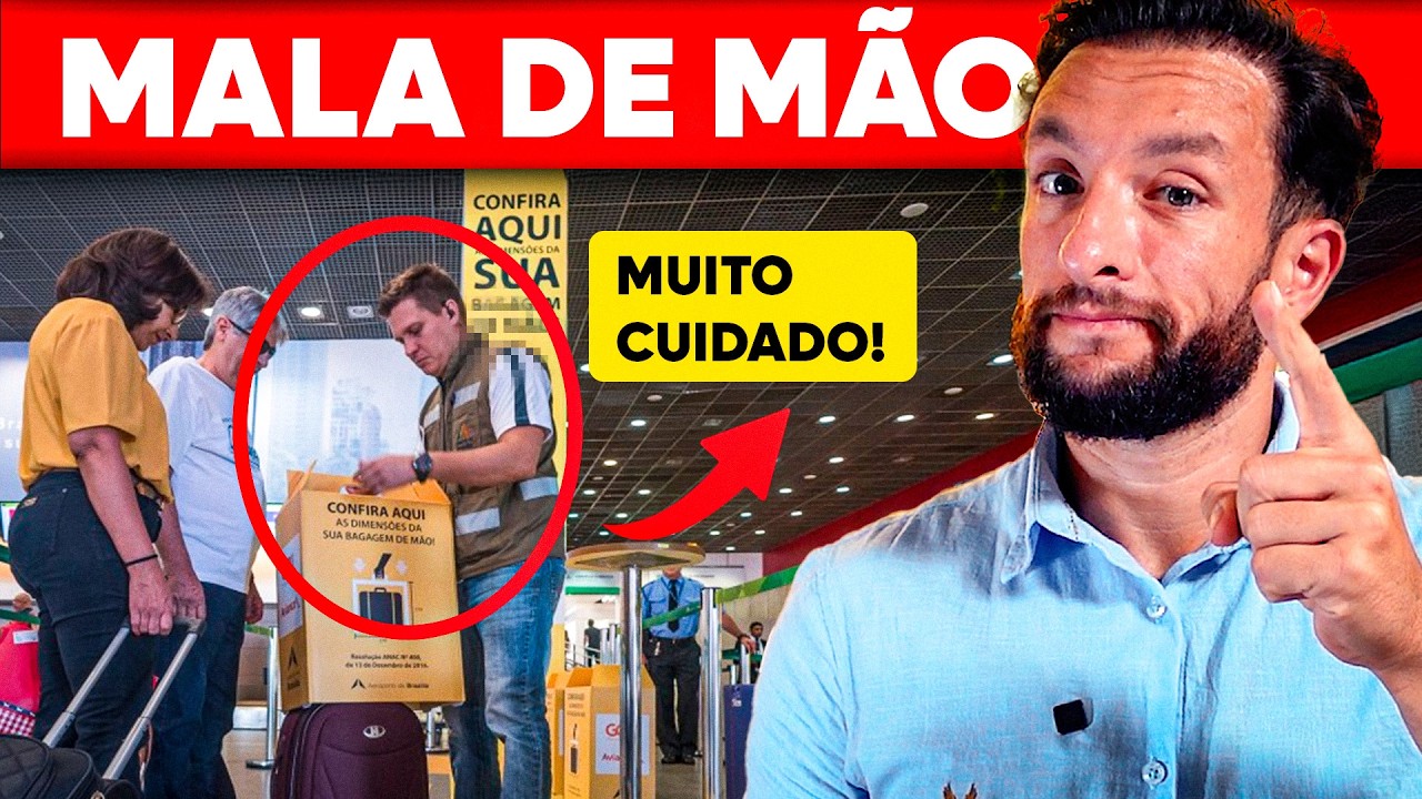 BAGAGEM DE MÃO 2025: O QUE PODE LEVAR NA GOL, LATAM E AZUL (REGRAS, MEDIDAS E PESO)