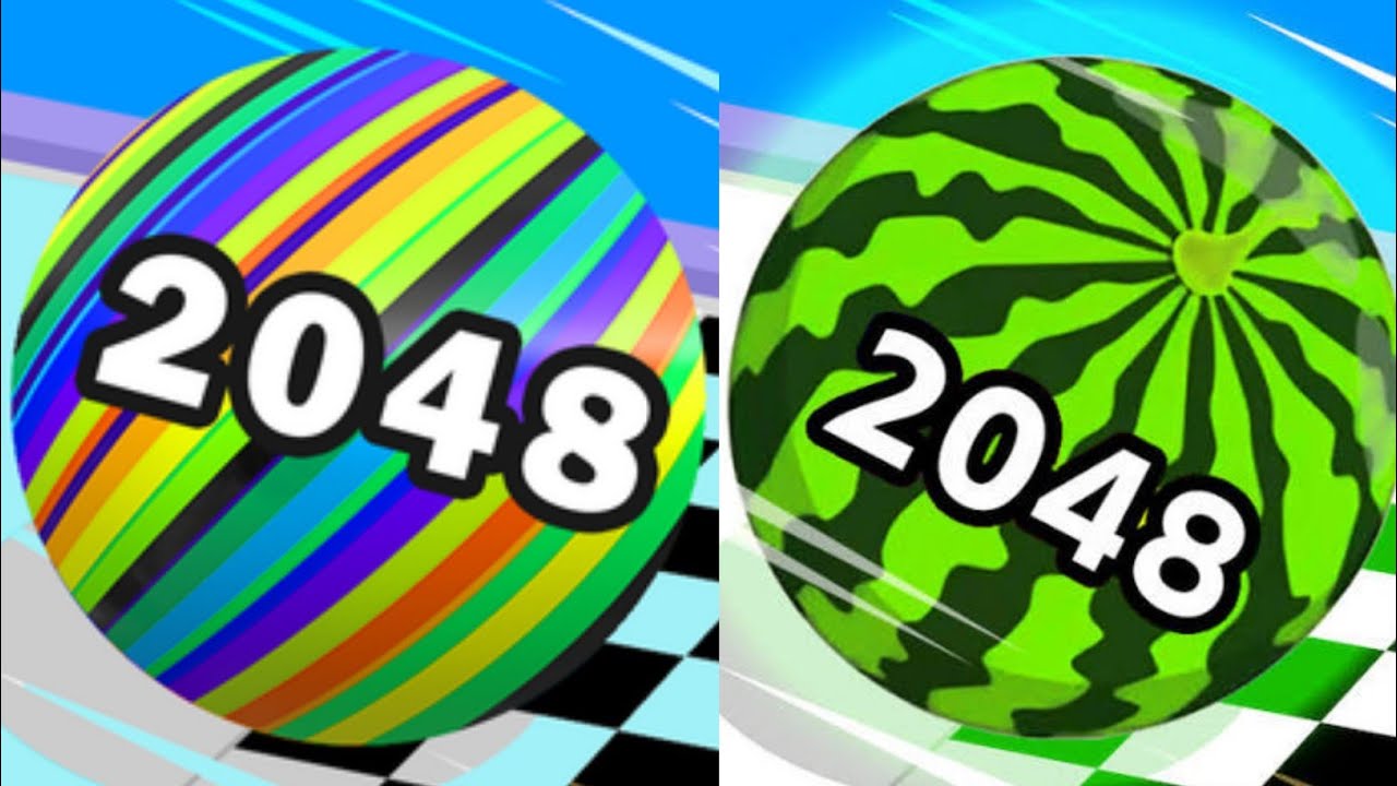 🍉 BALL RUN Infinity vs Merge Watermelon 2048 &mdash; Part 2