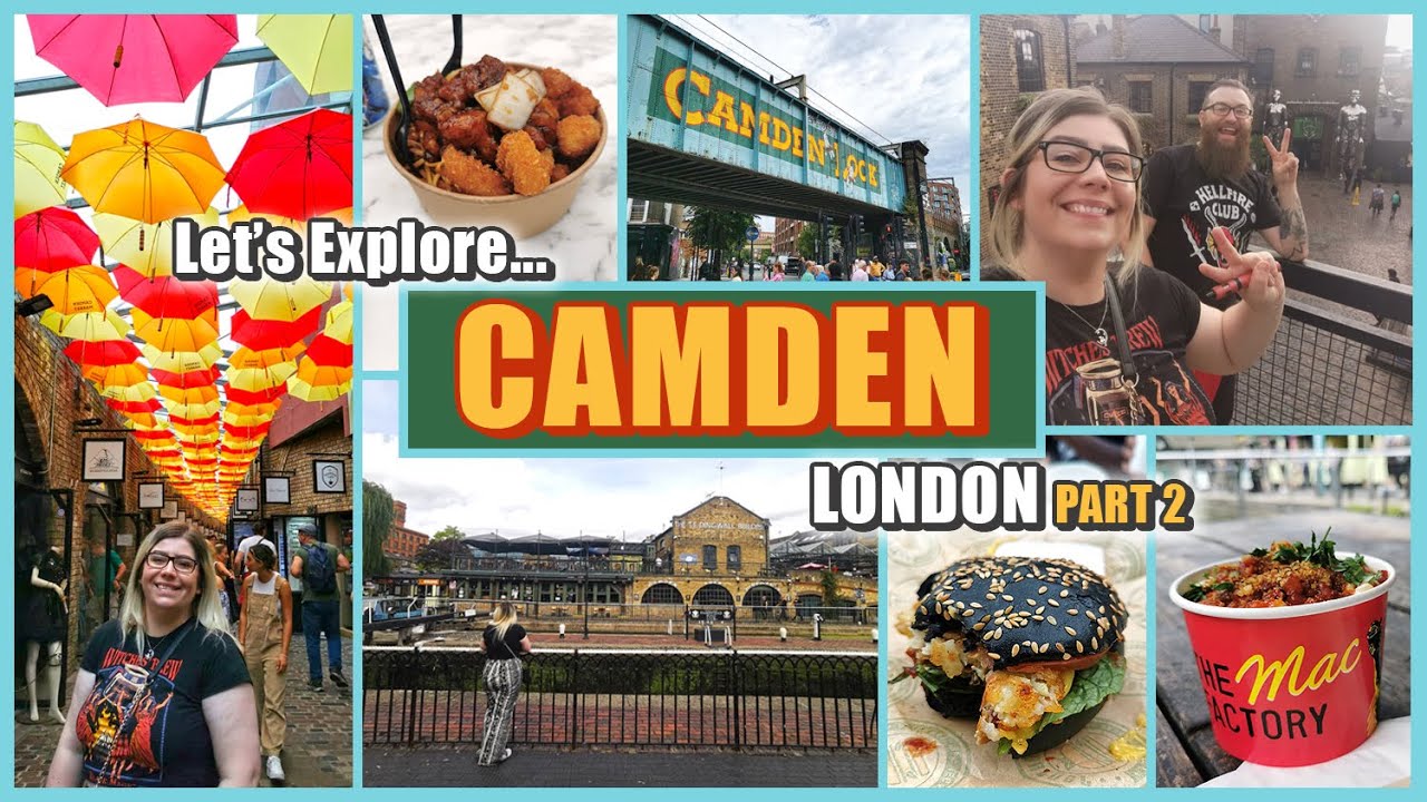 Camden Market Food Tour! | Exploring Camden Town! - Pubs & Street Food! (London Vlog Part 2) 🤘🏼