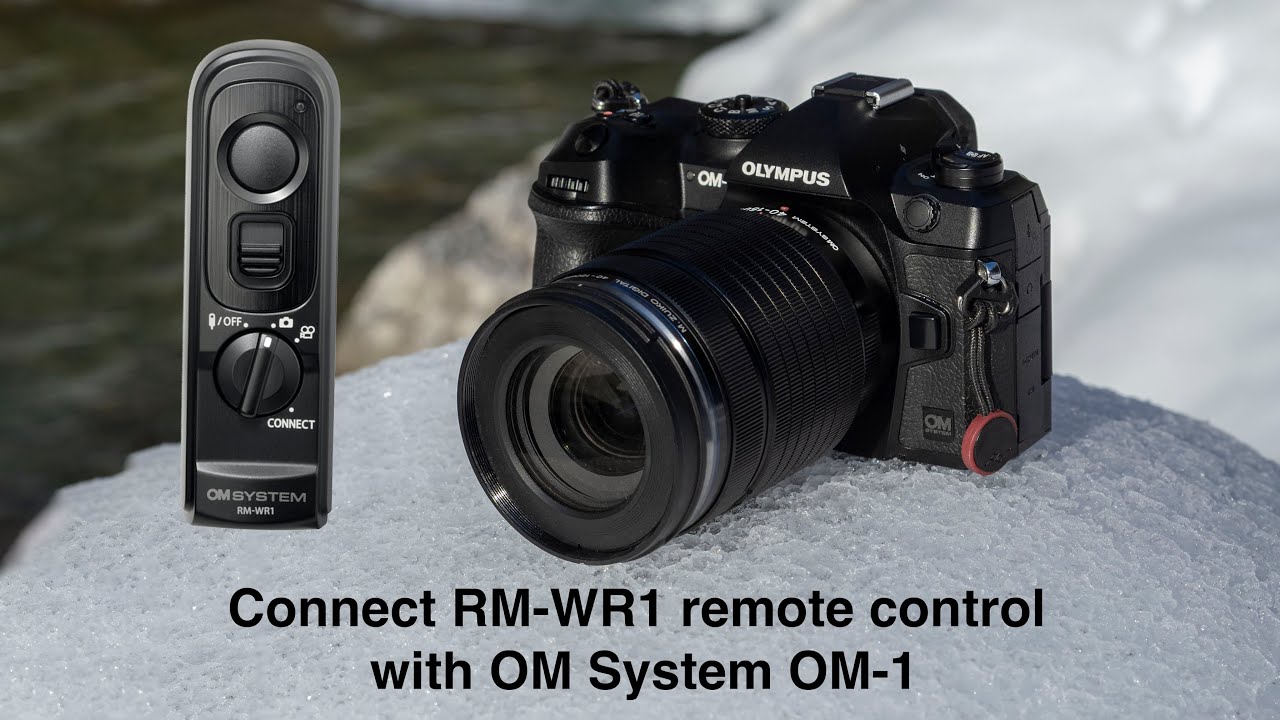How to connect RM WR1 with OM System OM-1
