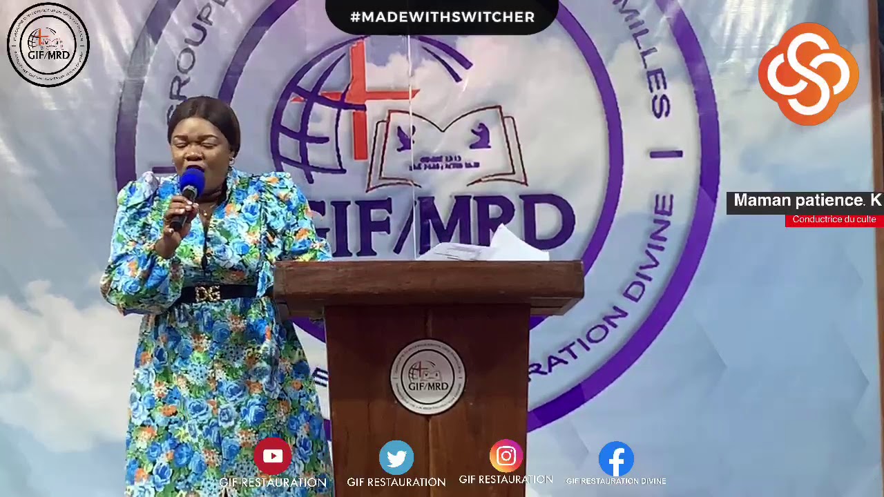 Modération du Culte du Dimanche 24.01.21 Avec Maman Patience MBOYO KATUKU