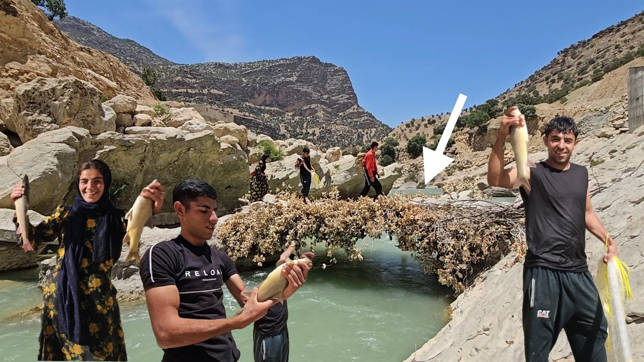 🎣 Lucky Fishing Day! River Adventure & Fresh BBQ in Nature 🌊