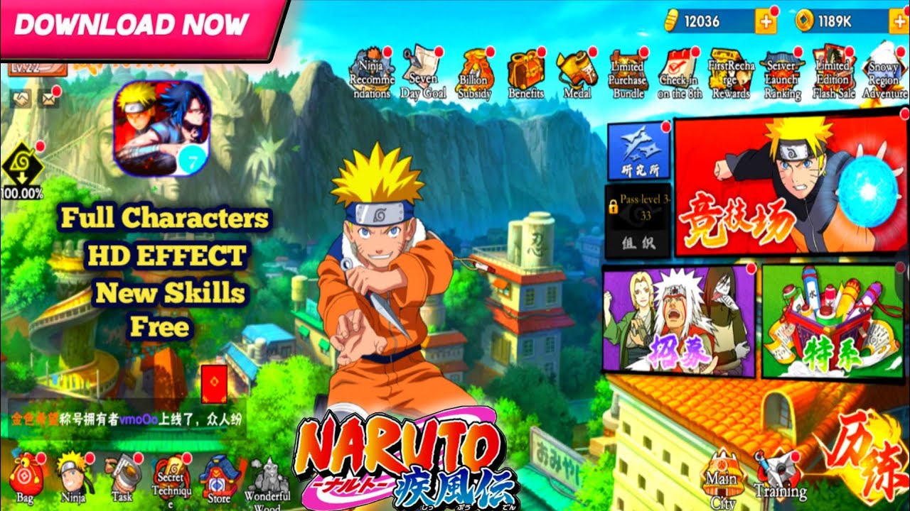 !! Download Naruto Naruto Chakra Resonance APK ANDROID & IPHONE All Characters By X7 Game