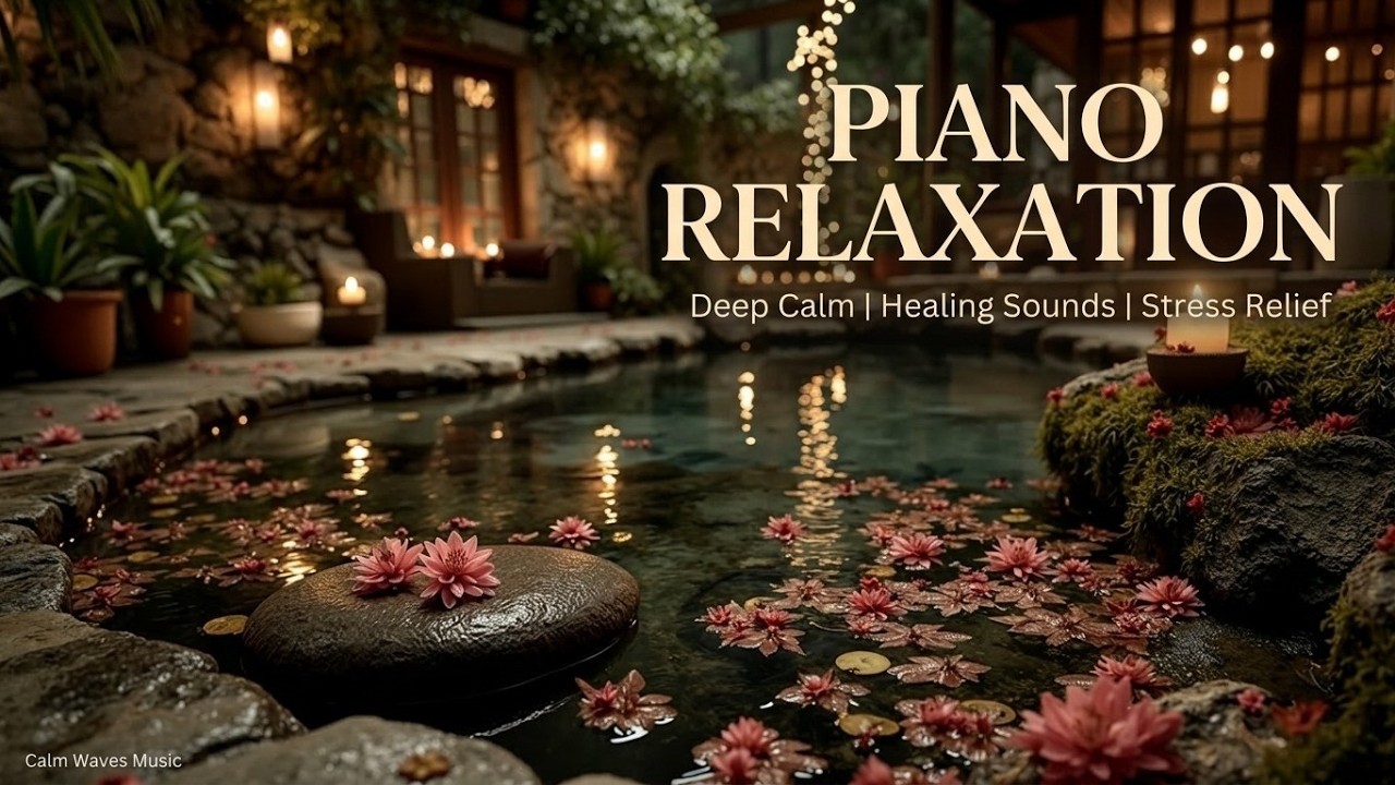 Música De Piano Para Spa | Piano Relajante Y Música Tranquila Para Sesiones De Meditación