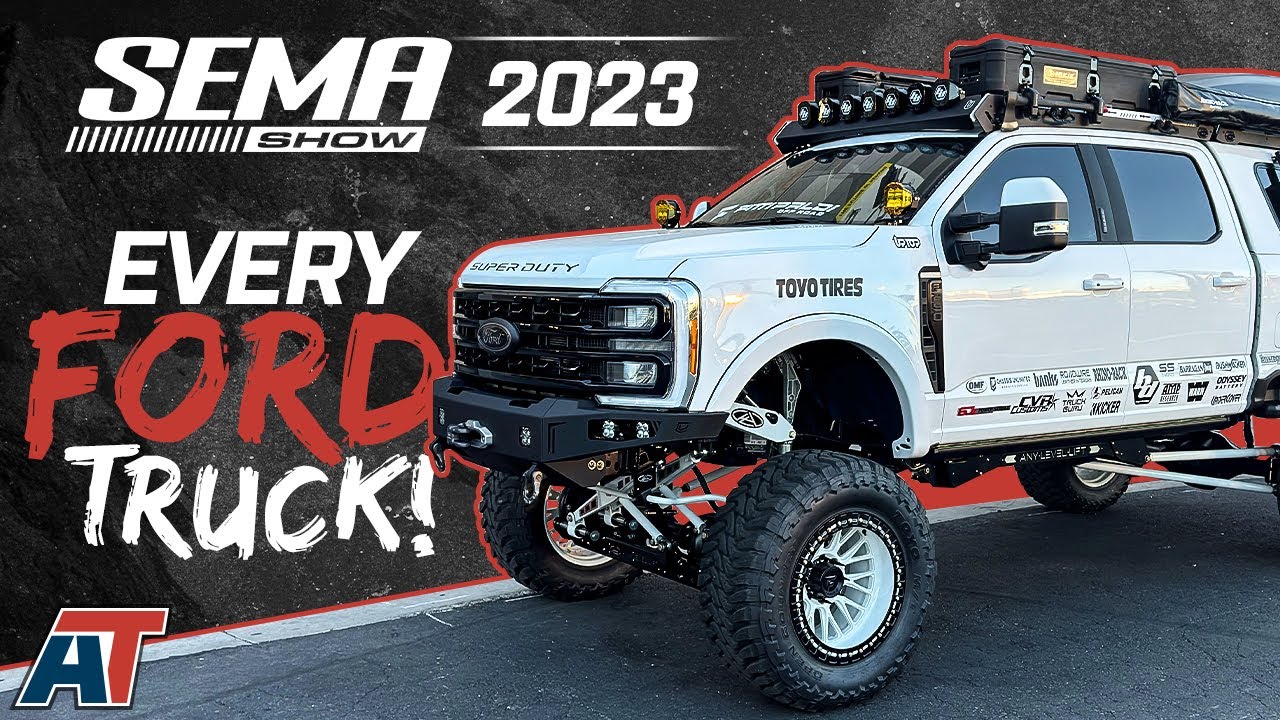 Every Ford Truck at SEMA 2023! | New 2024 F150, Lightning, SuperDuty and Rangers!