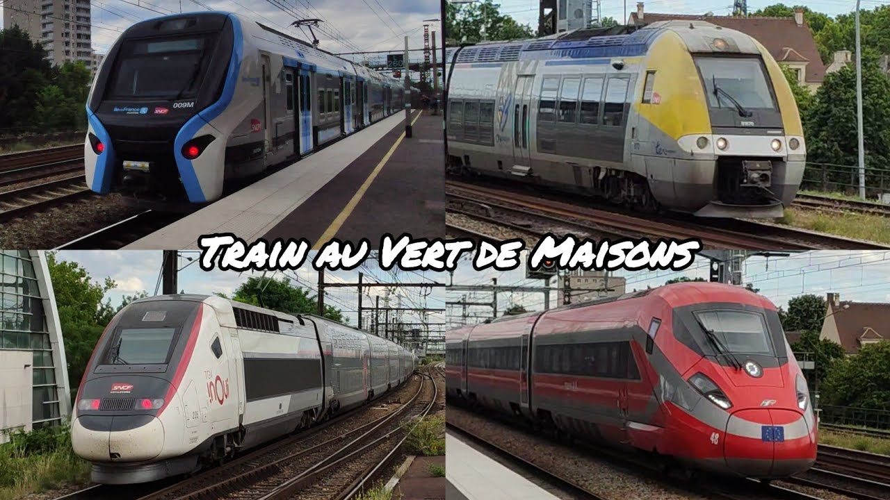 Quelques trains au Vert de Maisons (2)
