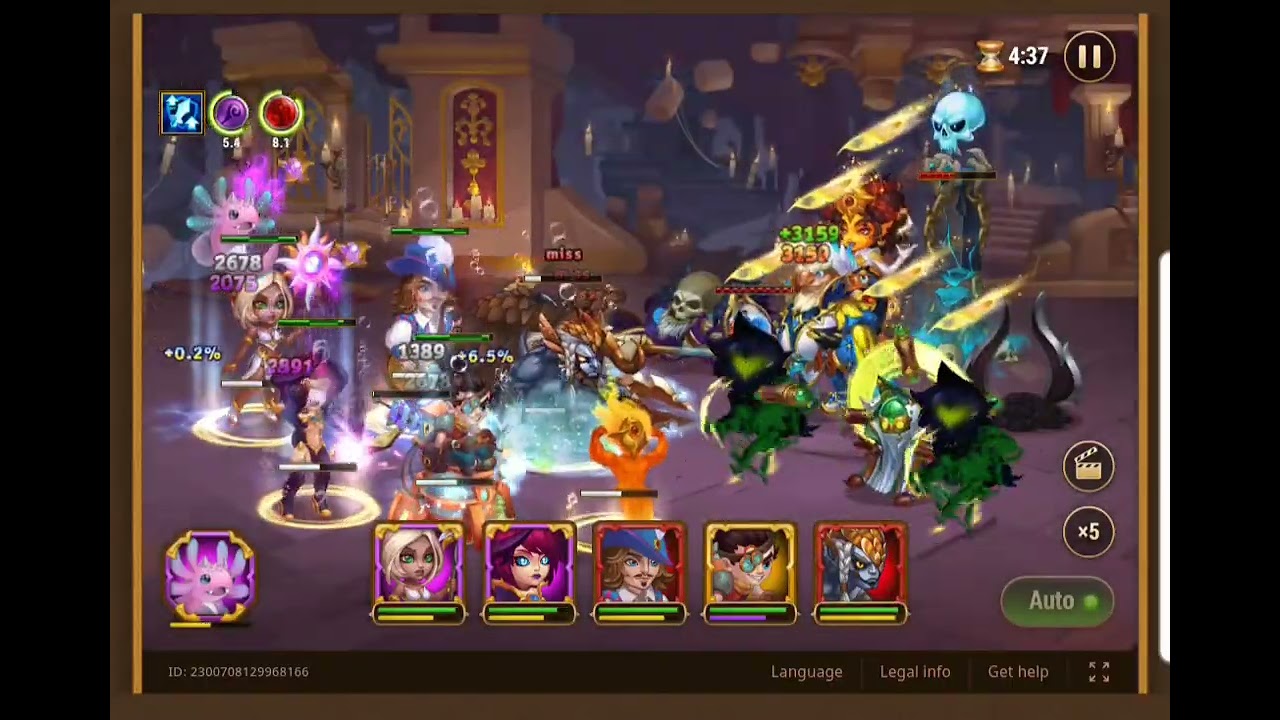 Hero Wars : Carnival of shadows lvl 6.