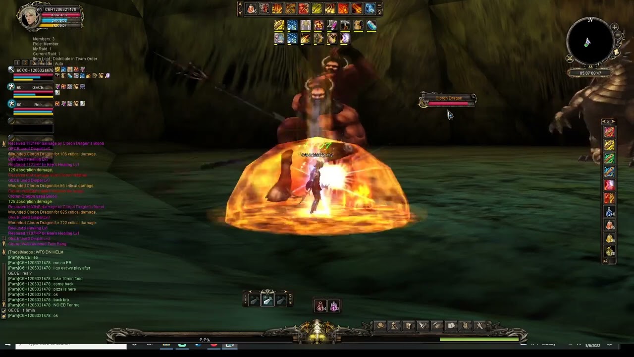 How to Solo Cloron Dragon with archer/priest in any shaiya
